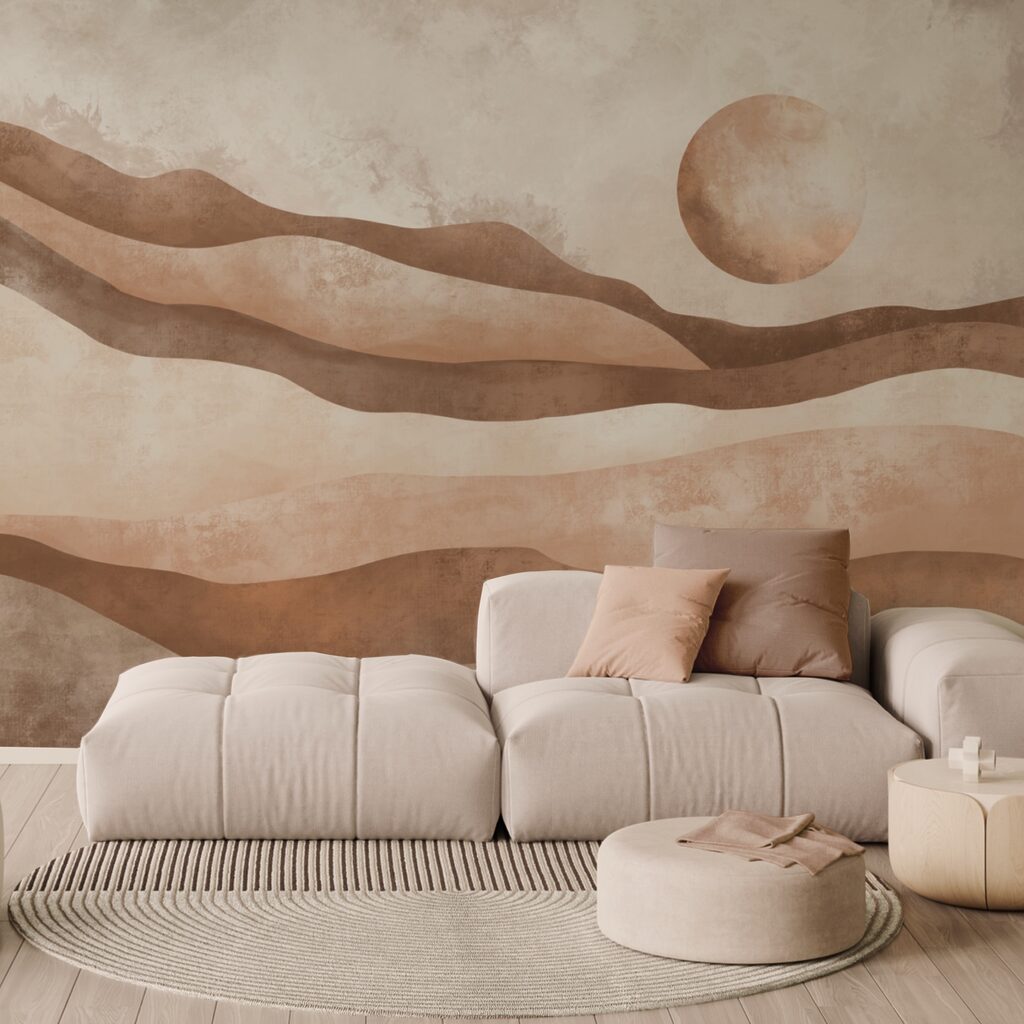 Peinture d'un paysage désertique Peinture d'un paysage désertique