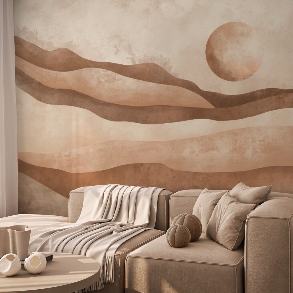 Peinture d'un paysage désertique Peinture d'un paysage désertique