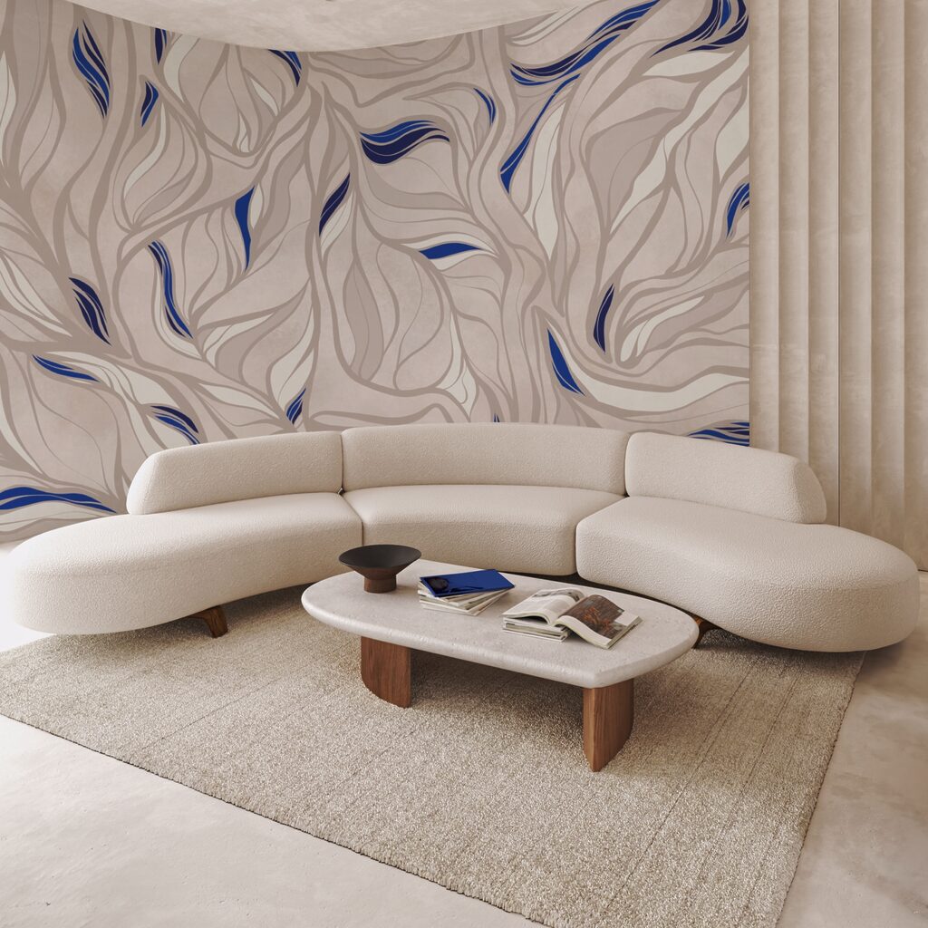 Motif de lignes bleues et blanches Motif de lignes bleues et blanches