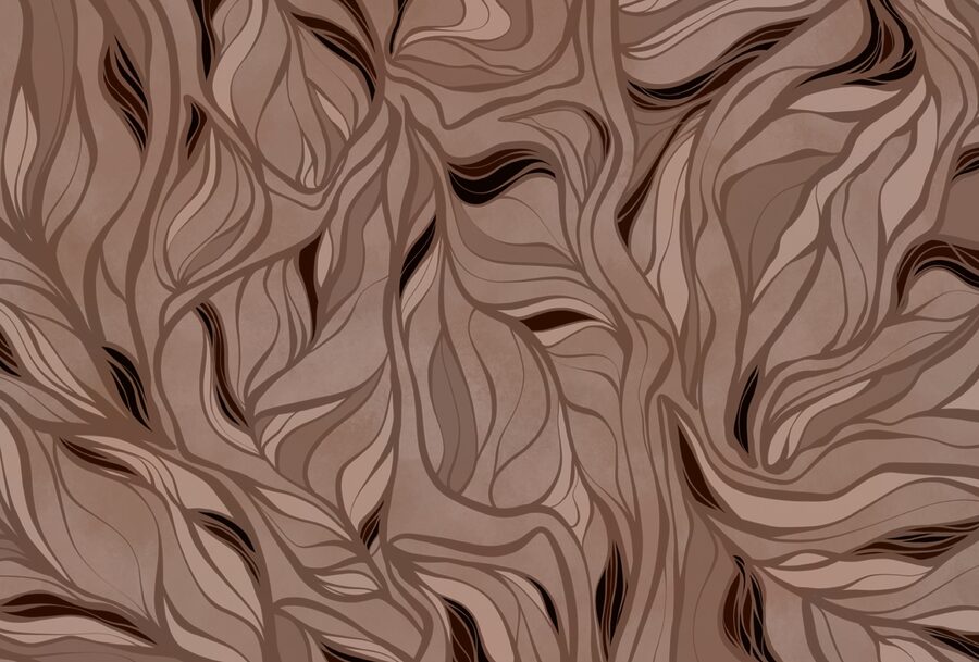 Motif marron et noir