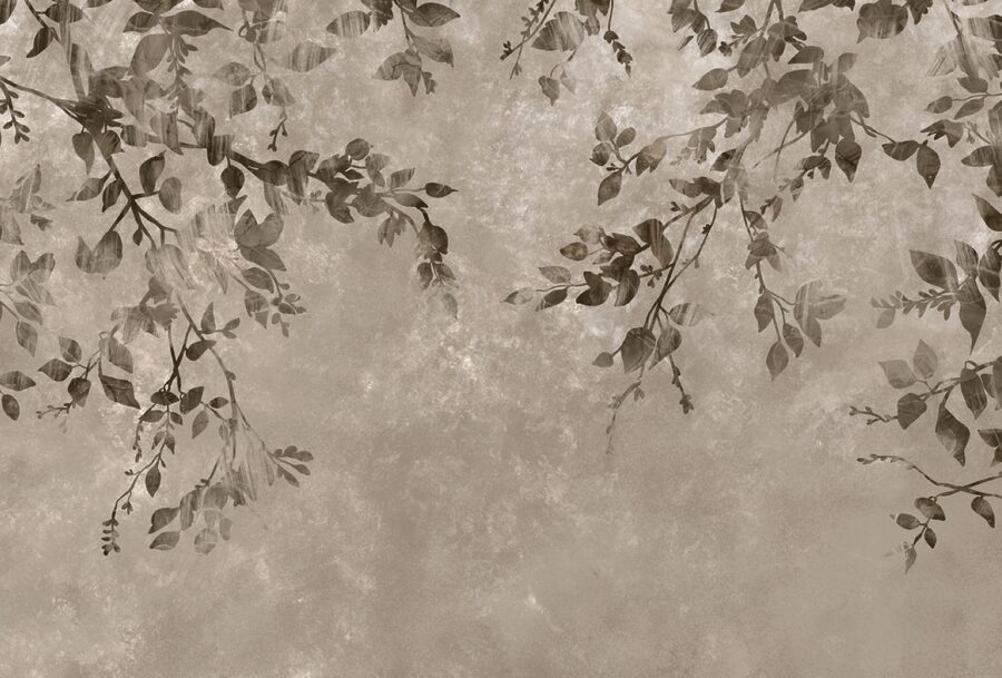 Branches d'arbre avec feuilles