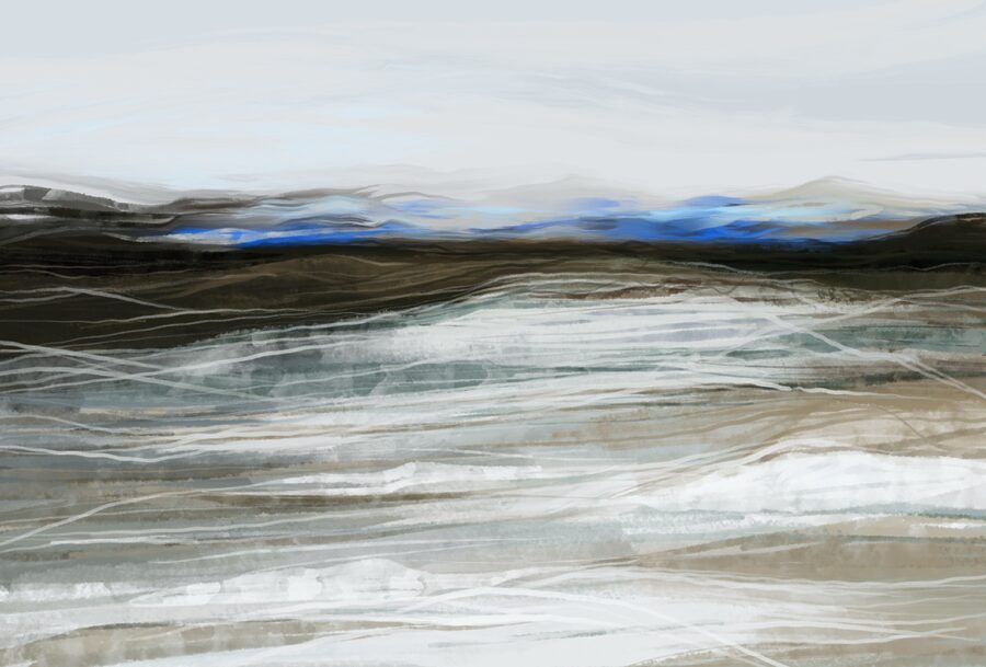 Peinture d'un paysage