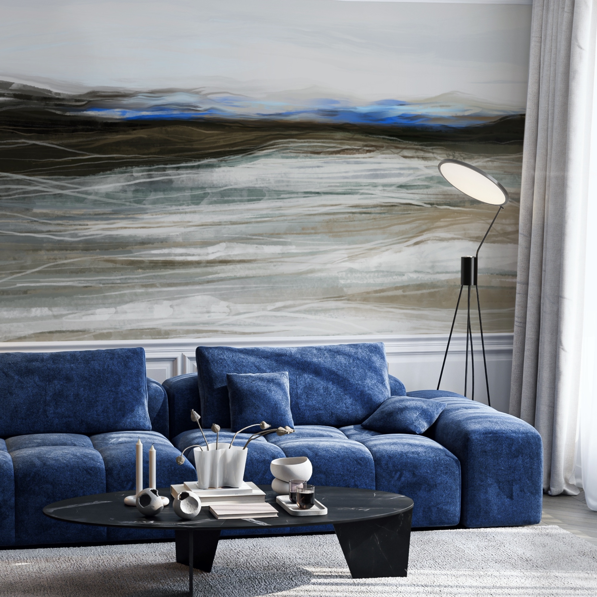 Peinture d'un paysage