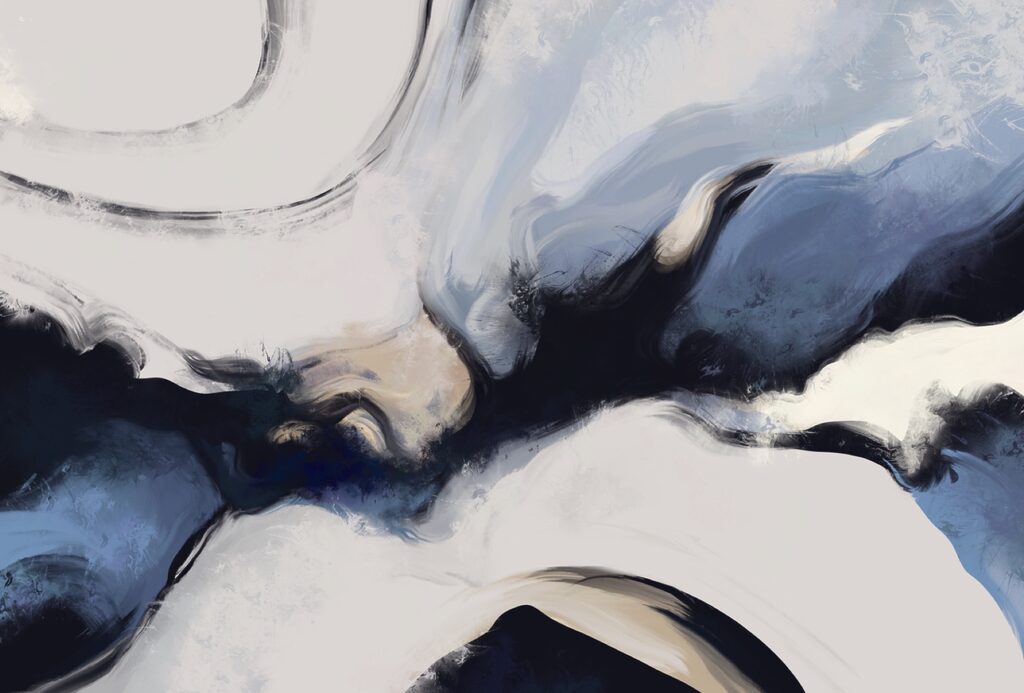 Vagues abstraites dans des tons doux Vagues abstraites dans des tons doux
