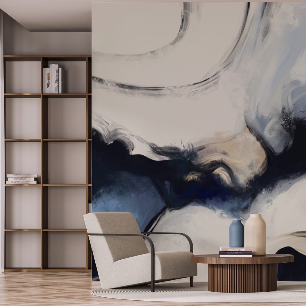 Vagues abstraites dans des tons doux Vagues abstraites dans des tons doux