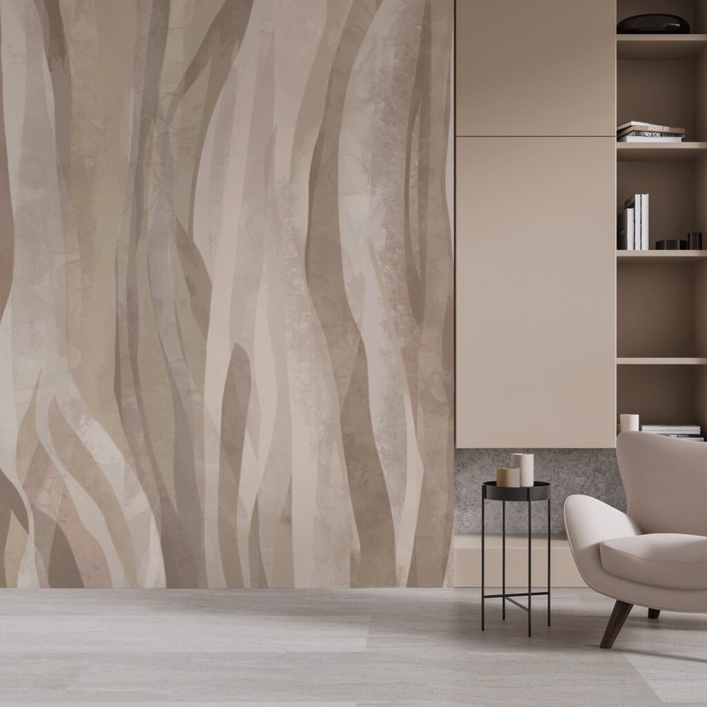 Motifs naturels abstraits dans des teintes douces