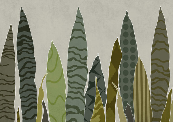 Groupe de feuilles vertes Groupe de feuilles vertes