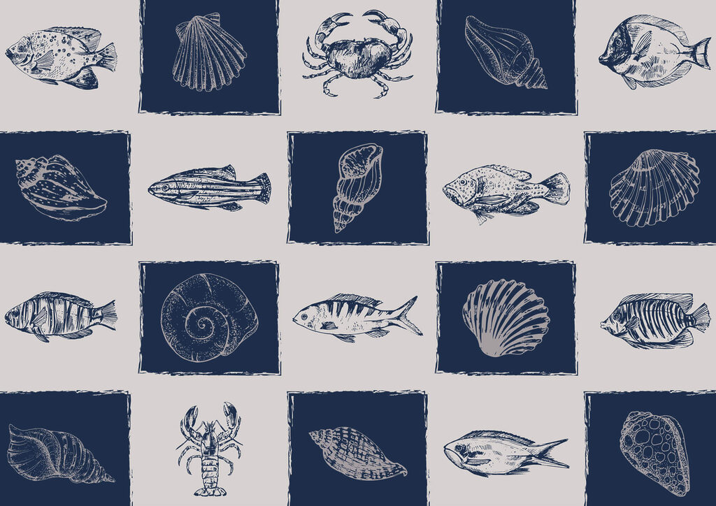 Motif de créatures marines Motif de créatures marines