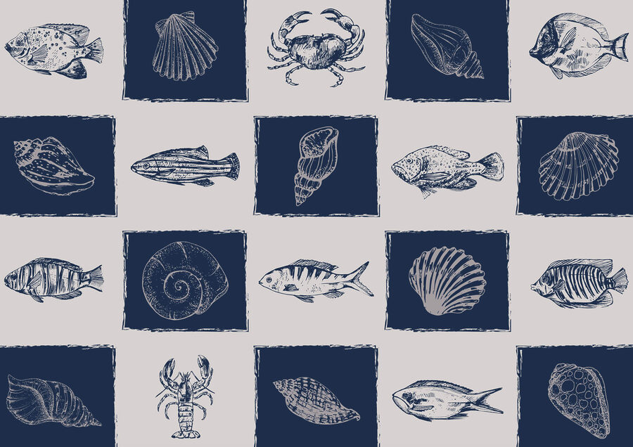Motif de créatures marines Motif de créatures marines