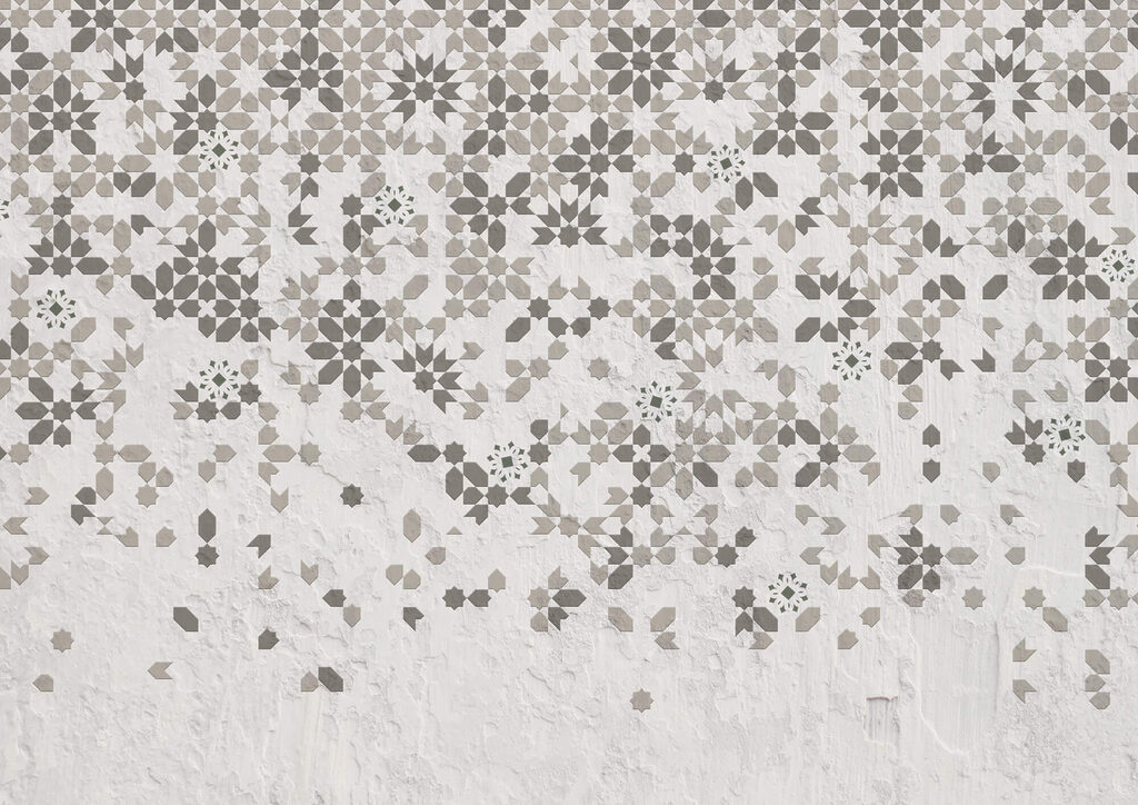 Wall with many different patterns