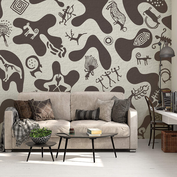 Motif de dessins sur une surface Motif de dessins sur une surface