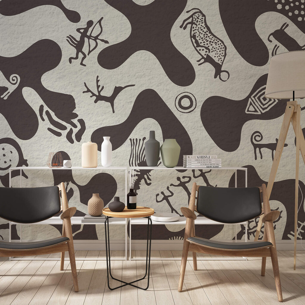 Motif de dessins sur une surface