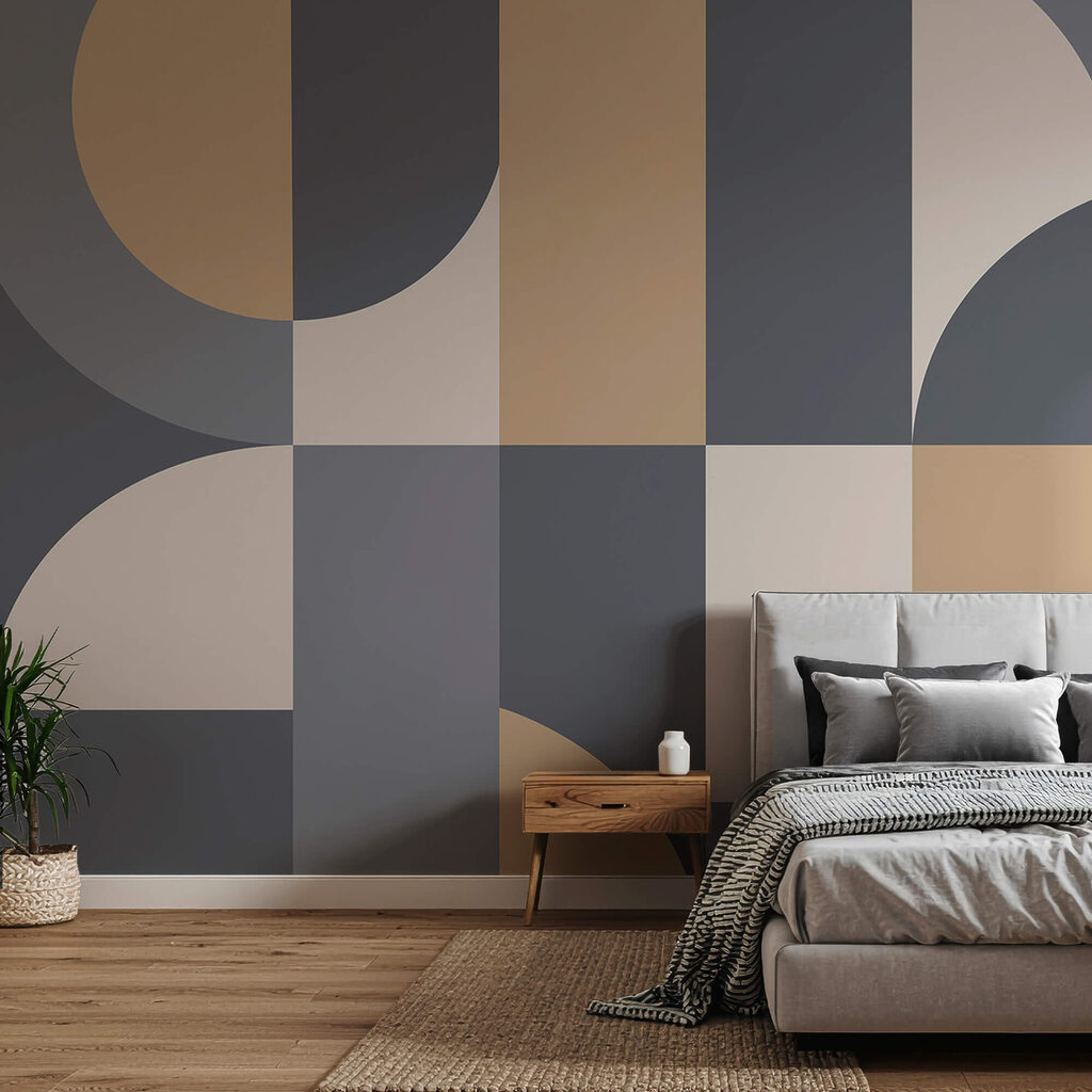 Motif géométrique gris et blanc Motif géométrique gris et blanc