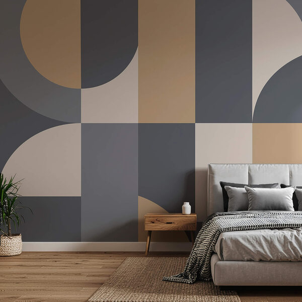 Motif géométrique gris et blanc Motif géométrique gris et blanc