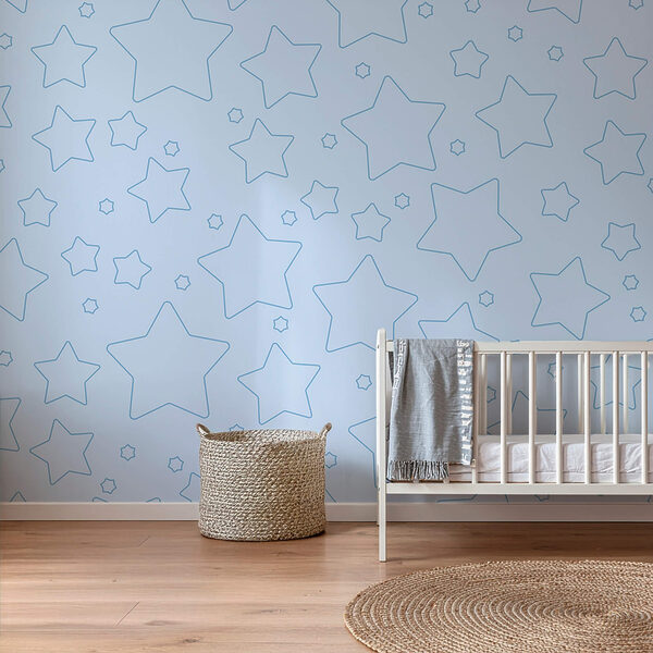 Fond bleu avec des étoiles Fond bleu avec des étoiles