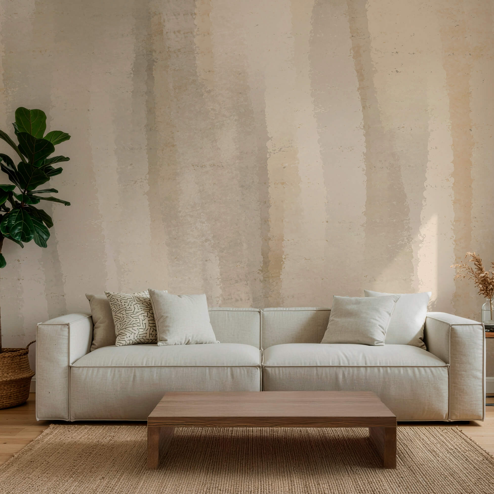 Nuances douces et fluides de tons naturels