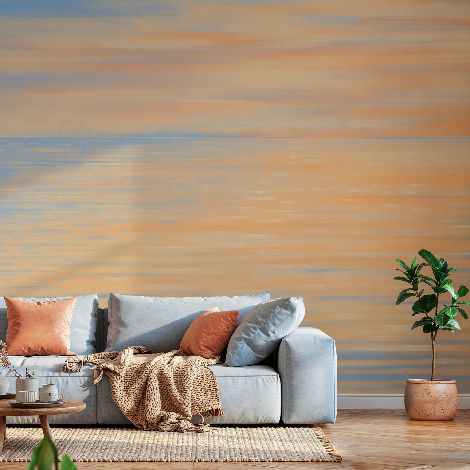 Ciel bleu et orange Ciel bleu et orange