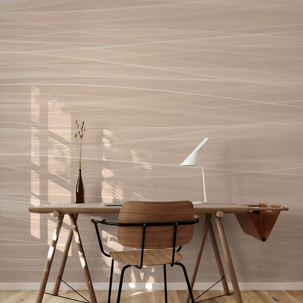 Lignes blanches sur une surface beige Lignes blanches sur une surface beige