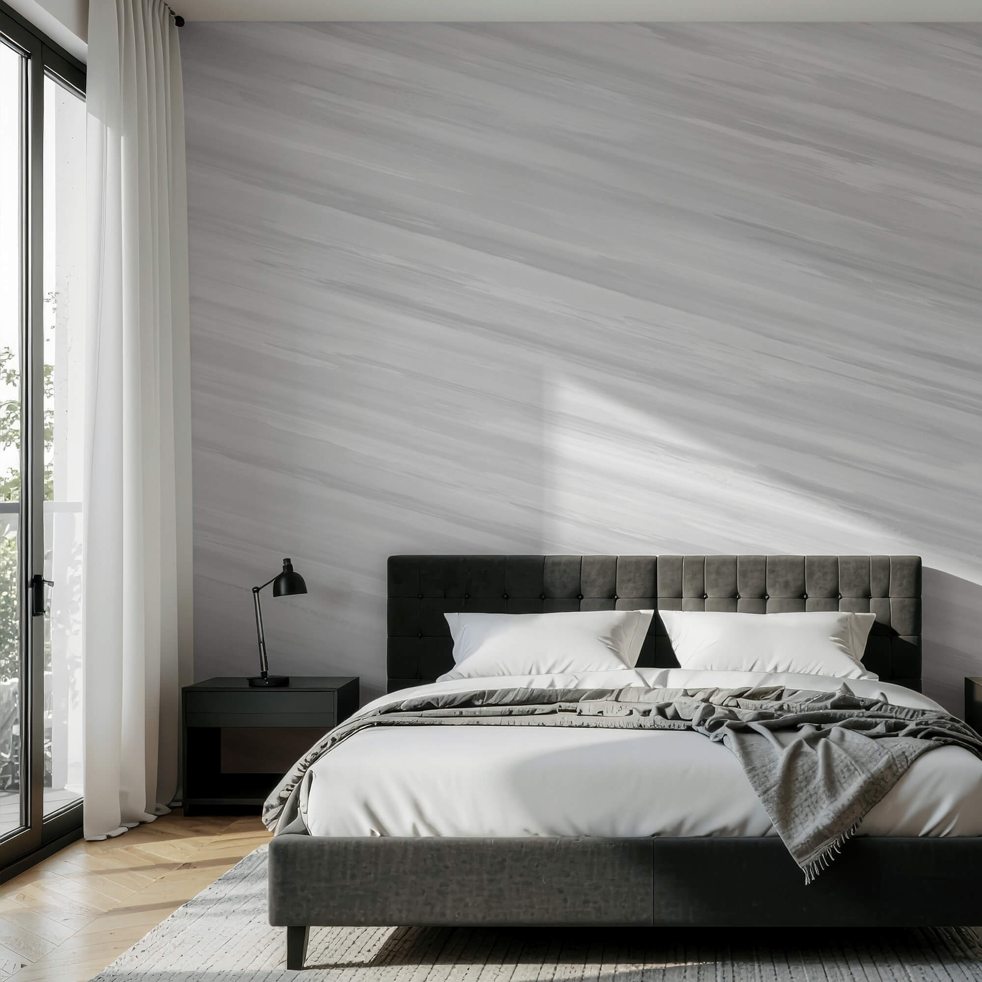 Surface rayée blanche et grise