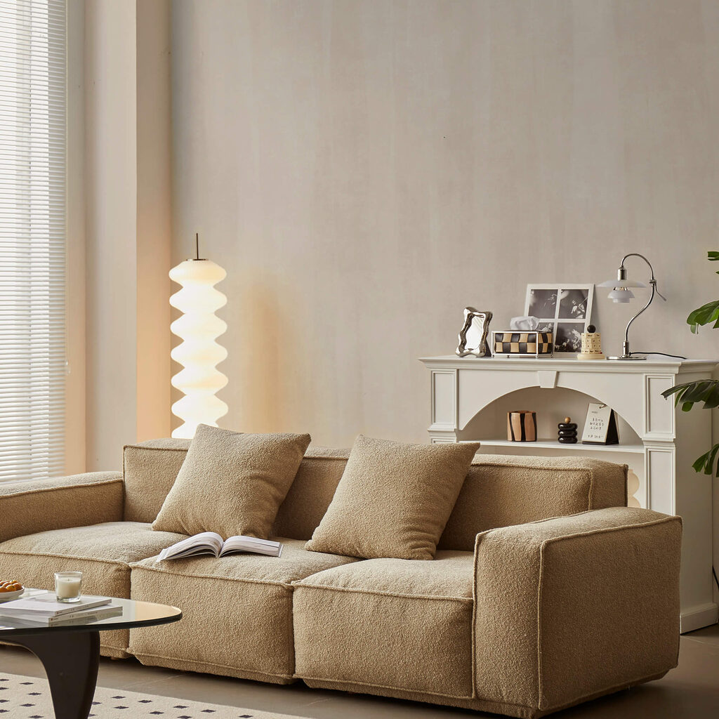 Des rayures douces dans des tons neutres Des rayures douces dans des tons neutres