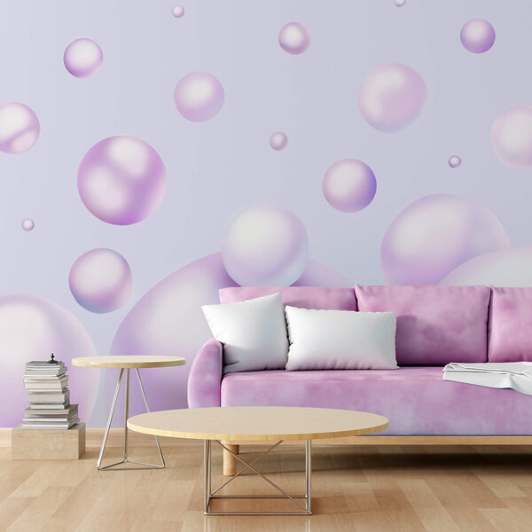 Groupe de bulles violettes Groupe de bulles violettes