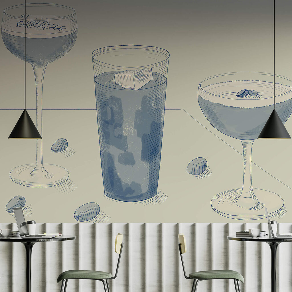 Groupe de verres de boissons Groupe de verres de boissons