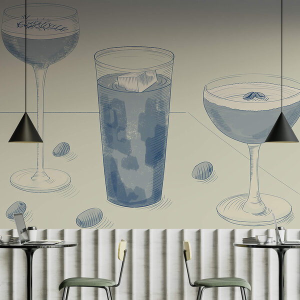 Groupe de verres de boissons Groupe de verres de boissons