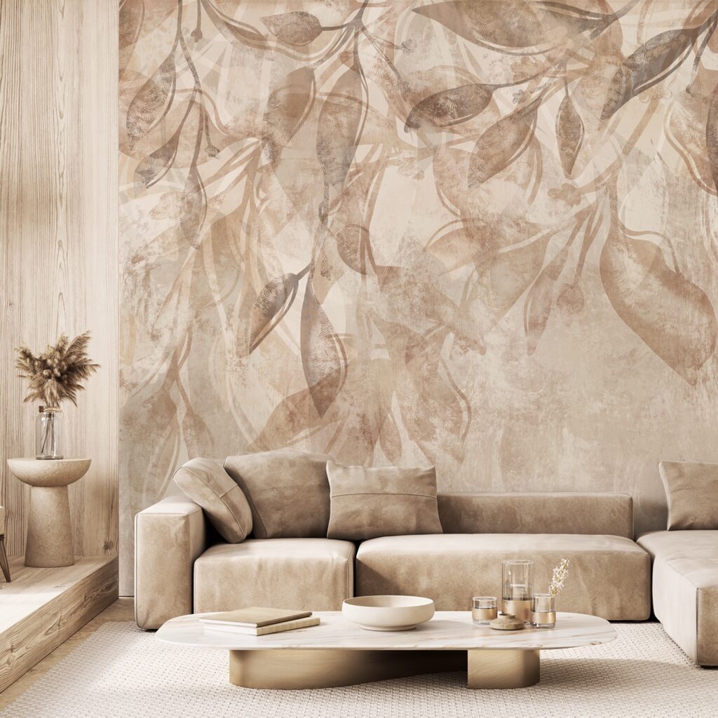 Feuilles délicates dans des tons doux Feuilles délicates dans des tons doux