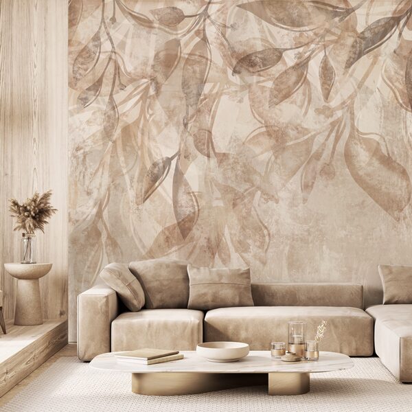 Feuilles délicates dans des tons doux Feuilles délicates dans des tons doux