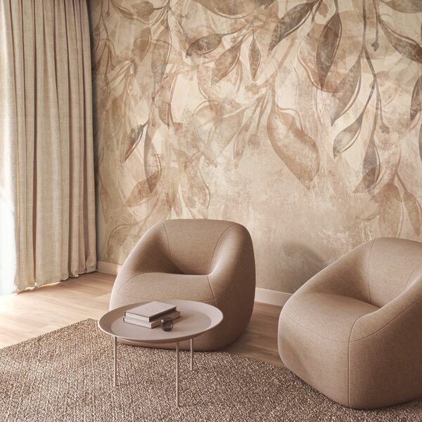 Feuilles délicates dans des tons doux Feuilles délicates dans des tons doux