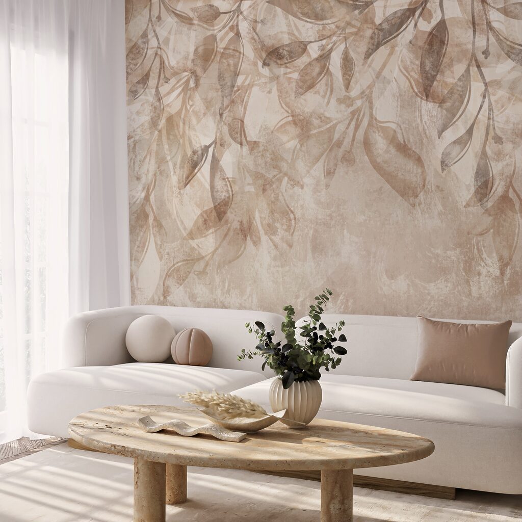 Feuilles délicates dans des tons doux Feuilles délicates dans des tons doux