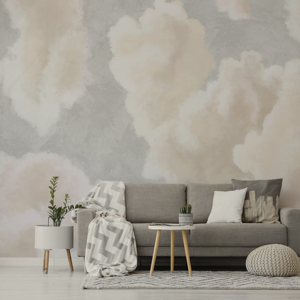 Nuages doux dérivant dans un ciel serein Nuages doux dérivant dans un ciel serein