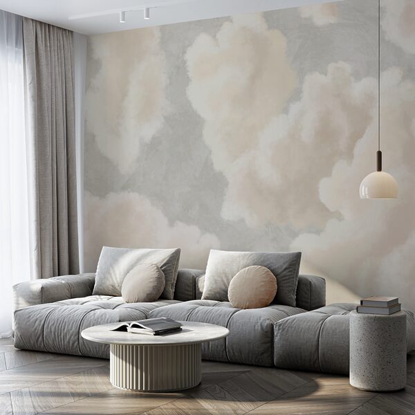 Nuages doux dérivant dans un ciel serein Nuages doux dérivant dans un ciel serein