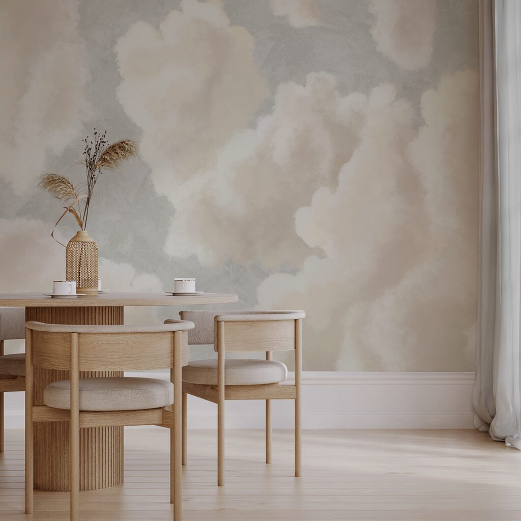 Nuages doux dérivant dans un ciel serein Nuages doux dérivant dans un ciel serein