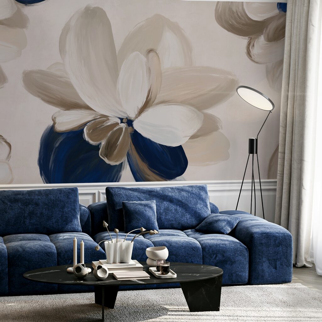 Pétales doux dans des tons terreux