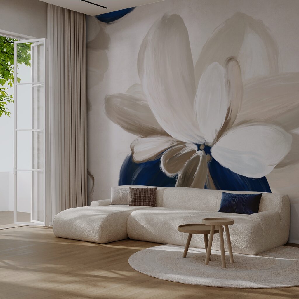 Pétales doux dans des tons terreux