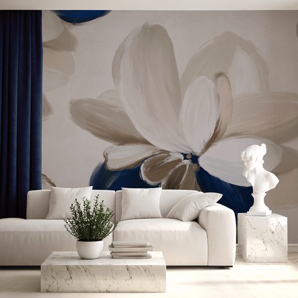 Pétales doux dans des tons terreux