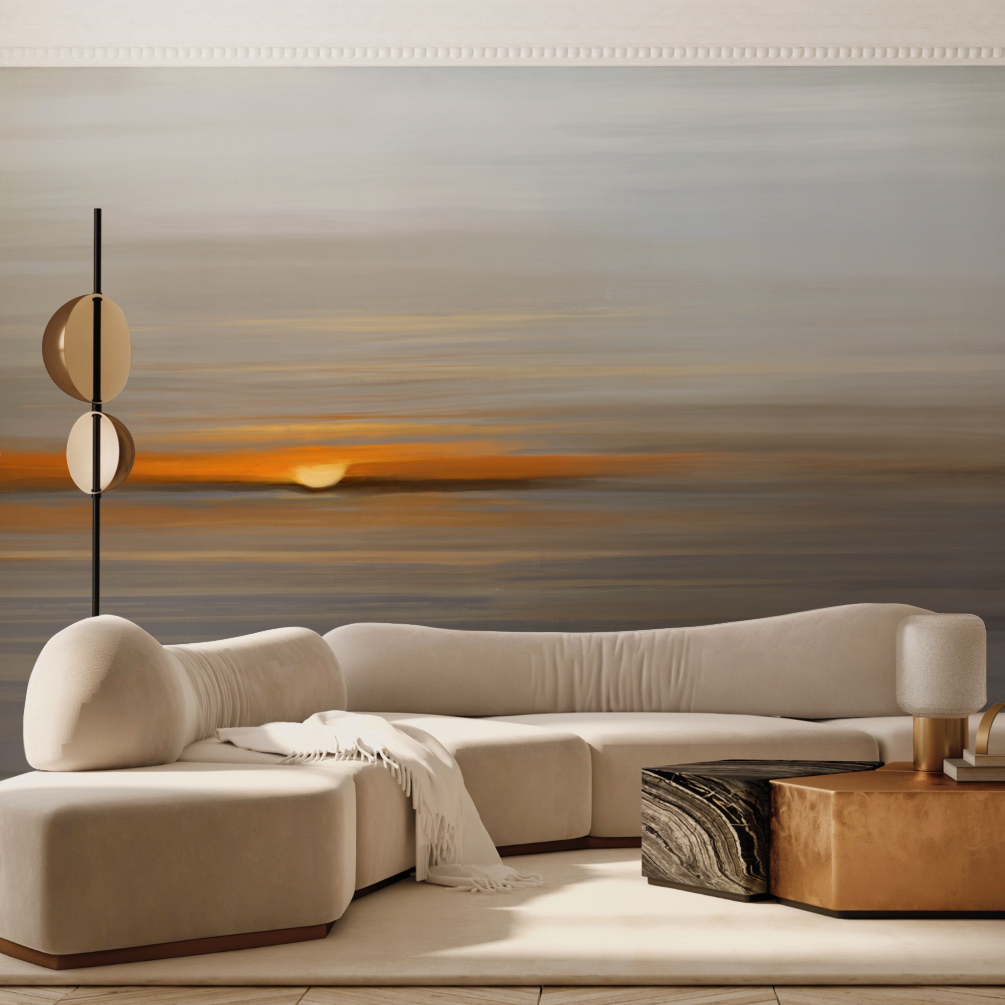 Coucher de soleil sur l'eau Coucher de soleil sur l'eau