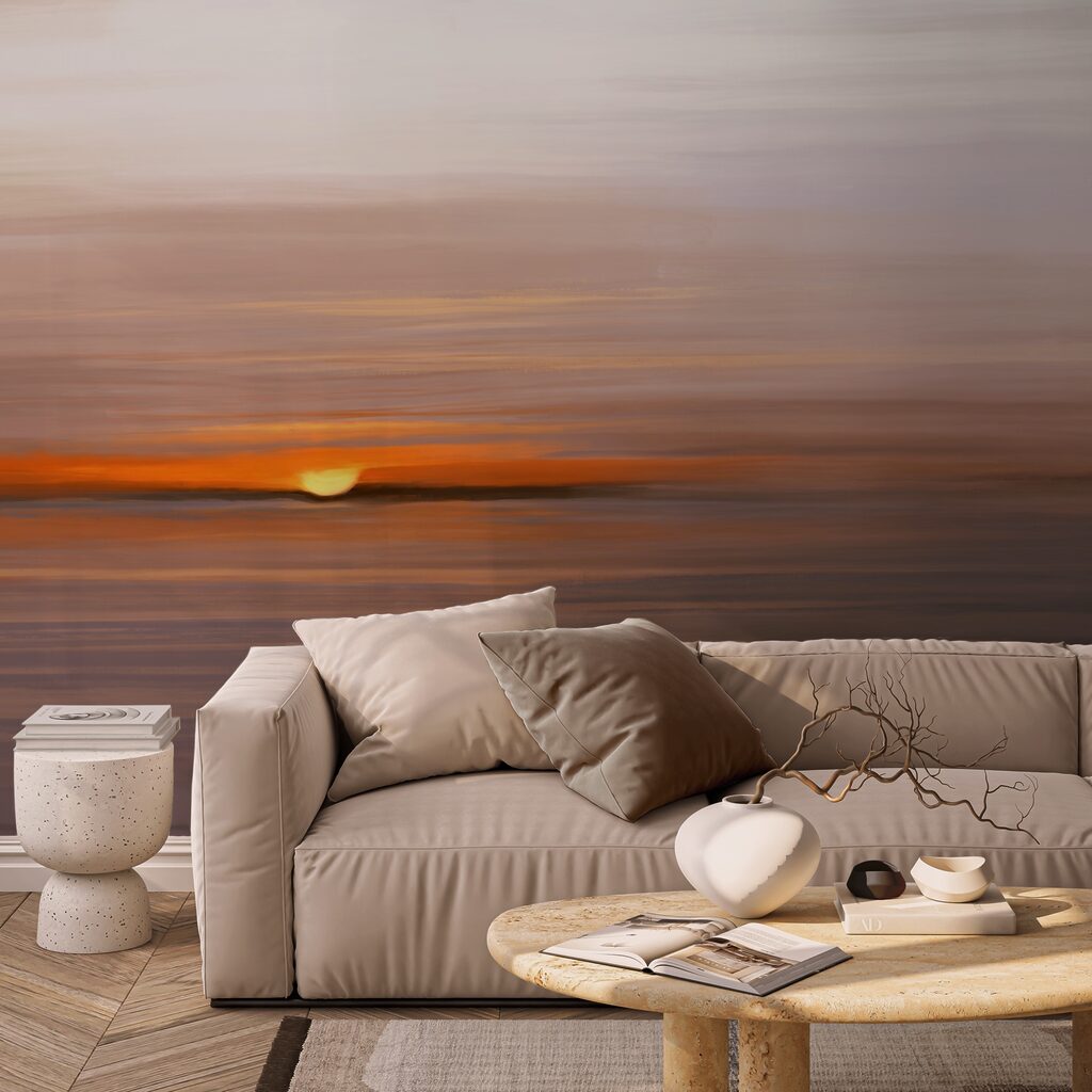 Coucher de soleil sur l'eau Coucher de soleil sur l'eau