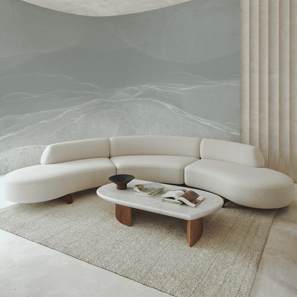 Paysage blanc et gris Paysage blanc et gris