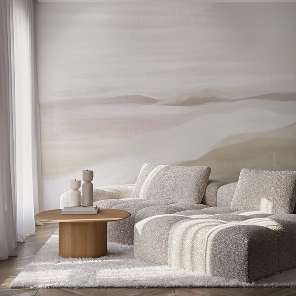 Peinture d'un paysage désertique