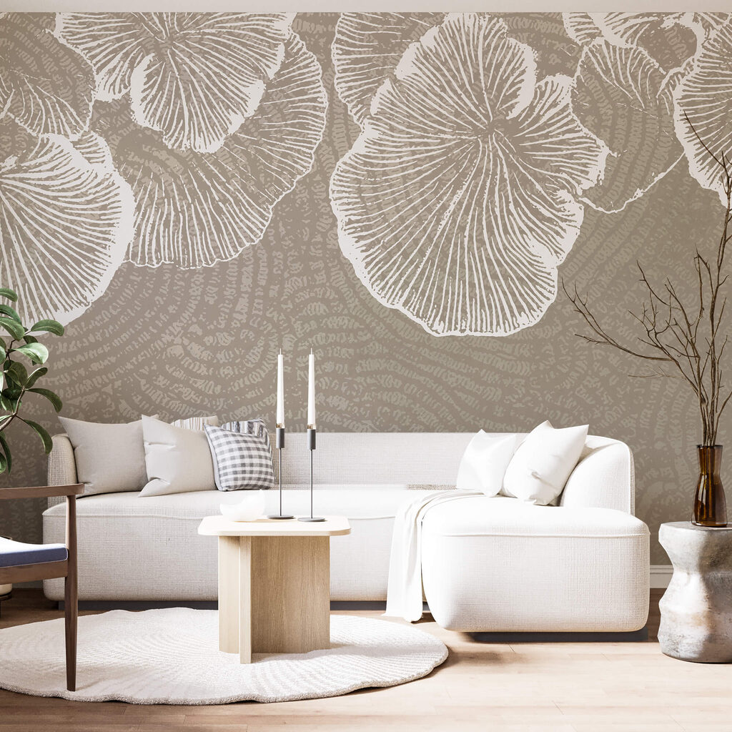 Pétales délicats sur un fond doux