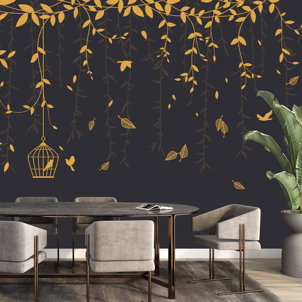 Cage à oiseaux dans un arbre Cage à oiseaux dans un arbre