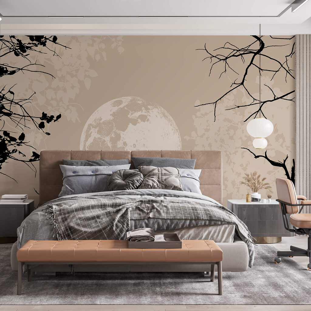 La lune dans le ciel