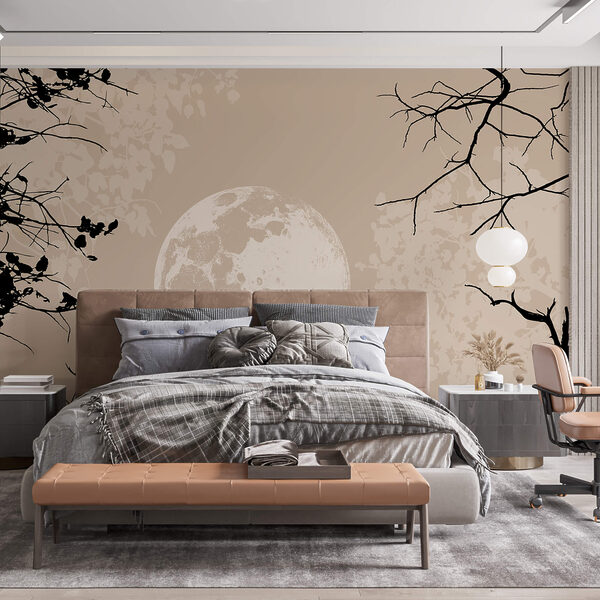 La lune dans le ciel