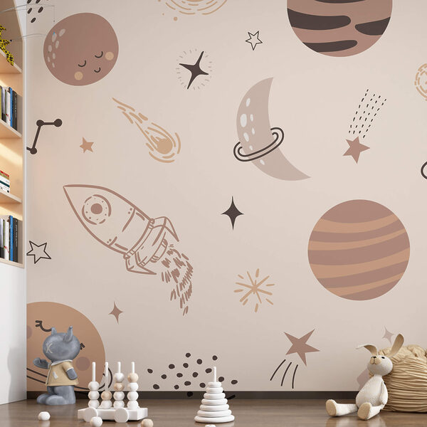 Schéma des planètes et des étoiles