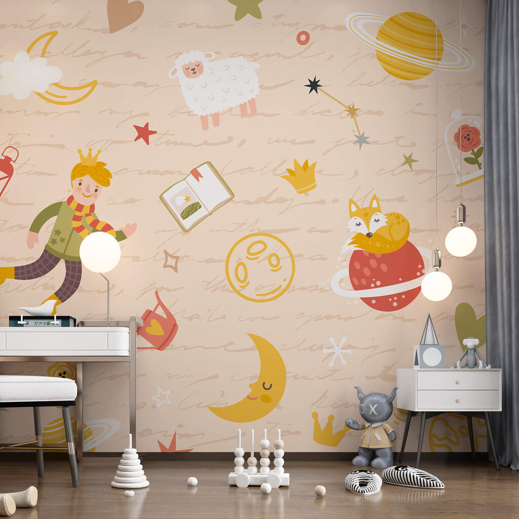 Motif de personnages de dessins animés Motif de personnages de dessins animés