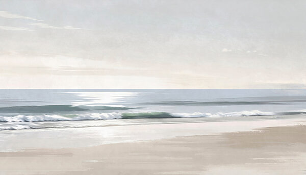 Beach with waves and sand Beach with waves and sand