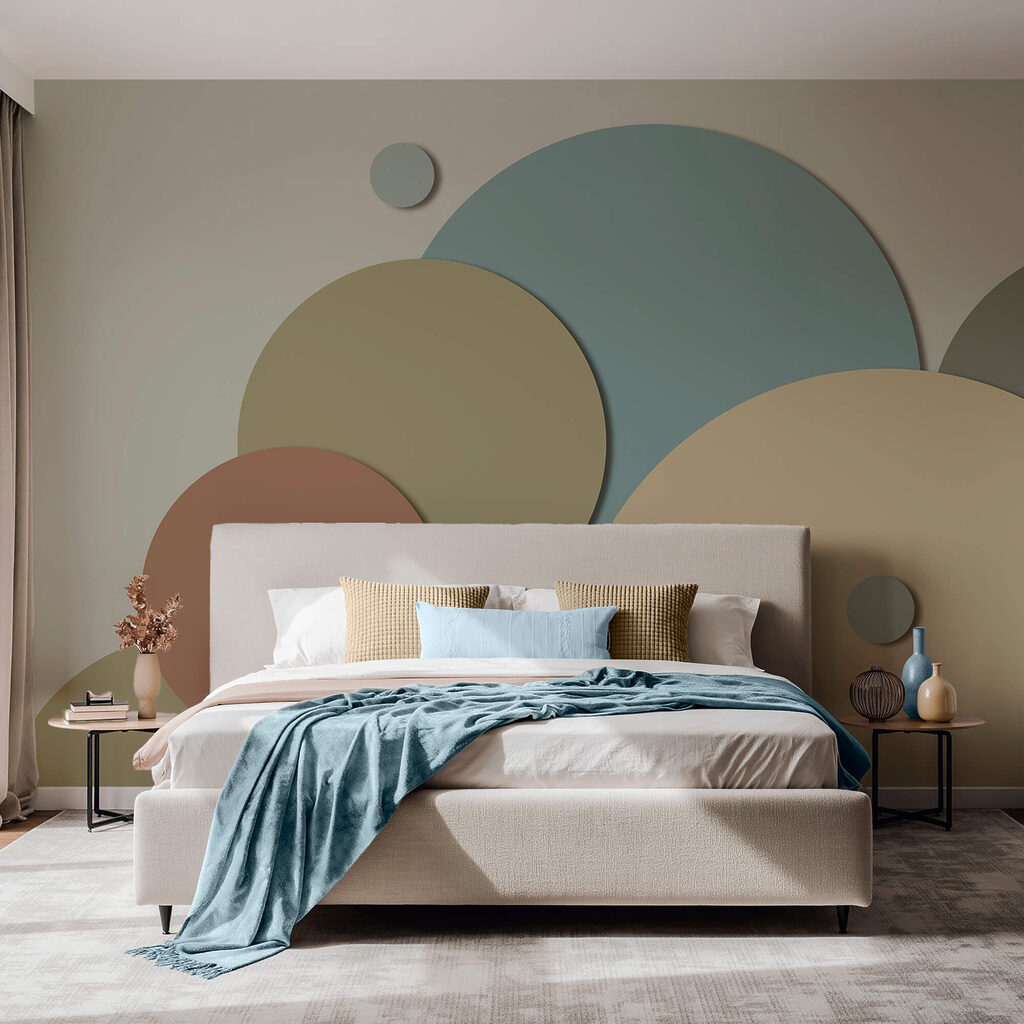 Groupe de cercles de différentes couleurs