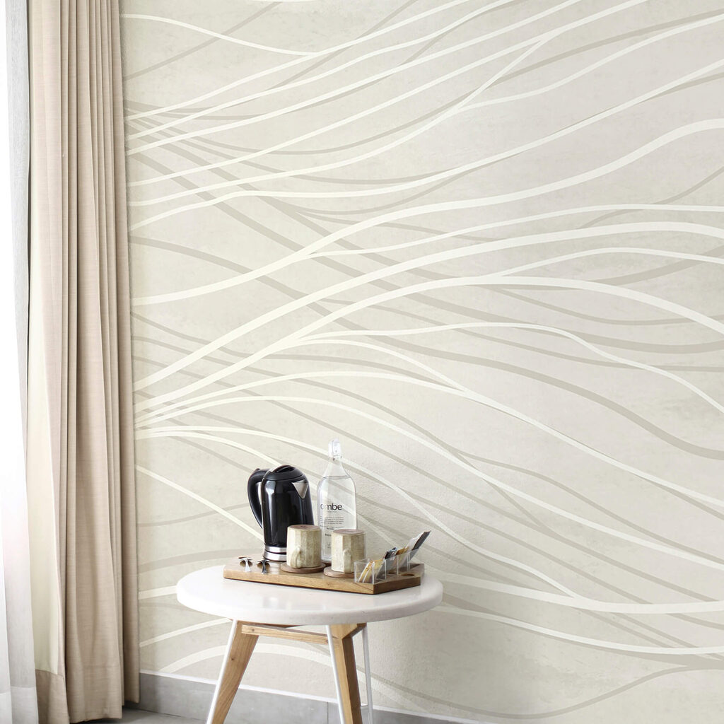 Lignes blanches sur une surface blanche Lignes blanches sur une surface blanche